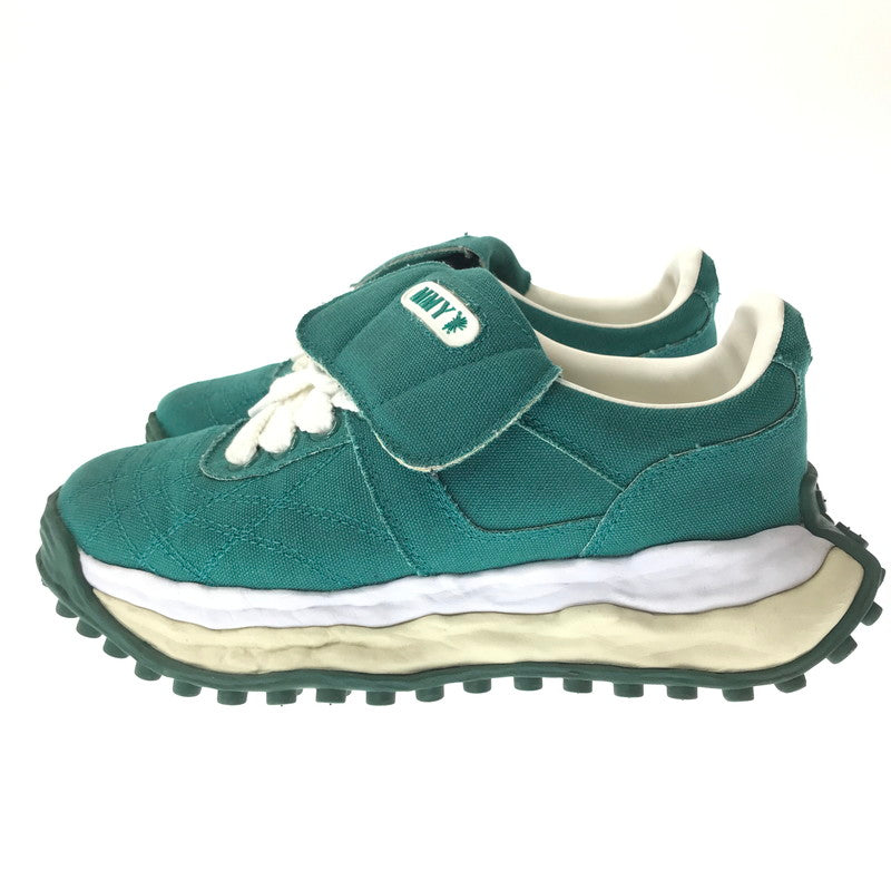 【中古品】【メンズ】 MAISON MIHARA YASUHIRO メゾン ミハラ ヤスヒロ SCOTT OG SOLE CANVAS LOW-CUT SNEAKER A14FW702-GREEN スニーカー 靴 162-261016-rt-10-tagh サイズ：41 カラー：グリーン 万代Net店