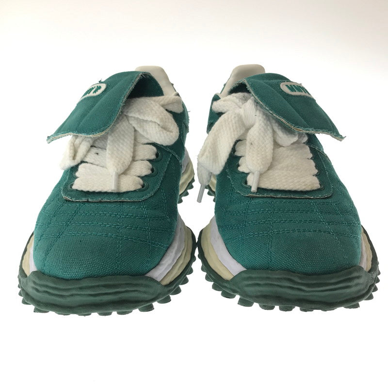 【中古品】【メンズ】 MAISON MIHARA YASUHIRO メゾン ミハラ ヤスヒロ SCOTT OG SOLE CANVAS LOW-CUT SNEAKER A14FW702-GREEN スニーカー 靴 162-261016-rt-10-tagh サイズ：41 カラー：グリーン 万代Net店