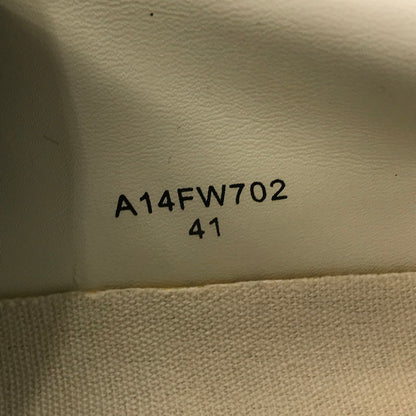 【中古品】【メンズ】 MAISON MIHARA YASUHIRO メゾン ミハラ ヤスヒロ SCOTT OG SOLE CANVAS LOW-CUT SNEAKER A14FW702-GREEN スニーカー 靴 162-261016-rt-10-tagh サイズ：41 カラー：グリーン 万代Net店