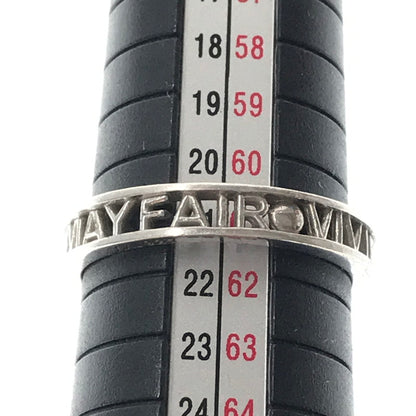 【中古品】【メンズ】 VIVIENNE WESTWOOD ヴィヴィアンウエストウッド SV925 WESTMINSTER RING ウエストミンスター リング 指輪 アクセサリー 182-261017-na-14-tagh サイズ：XXL カラー：シルバー 万代Net店