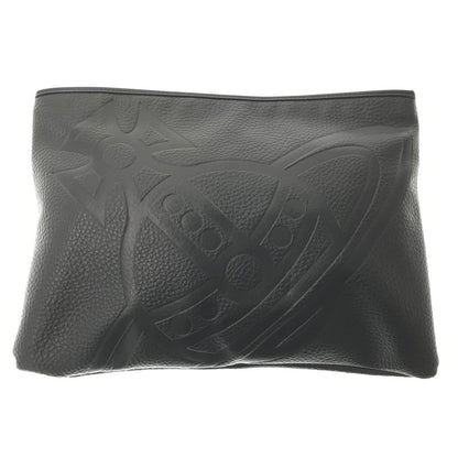 【中古品】【メンズ】 VIVIENNE WESTWOOD ヴィヴィアンウエストウッド ORB EMBOSSED CLUTCH BAG オーブ エンボス クラッチバッグ カバン 180-261014-na-21-tagh カラー：ブラック 万代Net店