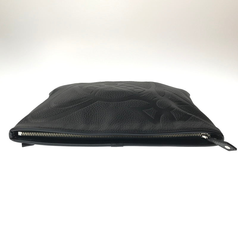 【中古品】【メンズ】 VIVIENNE WESTWOOD ヴィヴィアンウエストウッド ORB EMBOSSED CLUTCH BAG オーブ エンボス クラッチバッグ カバン 180-261014-na-21-tagh カラー：ブラック 万代Net店