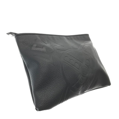 【中古品】【メンズ】 VIVIENNE WESTWOOD ヴィヴィアンウエストウッド ORB EMBOSSED CLUTCH BAG オーブ エンボス クラッチバッグ カバン 180-261014-na-21-tagh カラー：ブラック 万代Net店