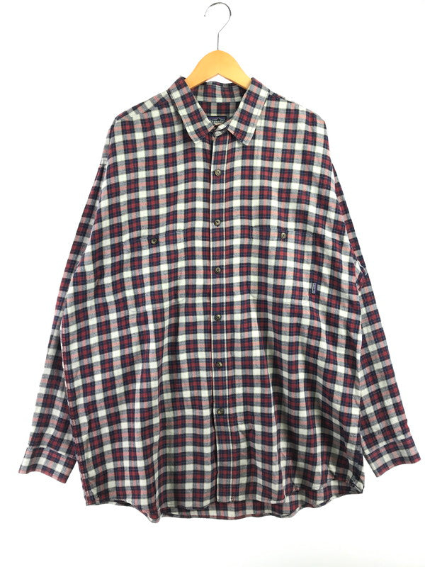 【中古品】【メンズ】 PATAGONIA パタゴニア 90'S L/S STEERSMAN SHIRT 53833 F8 90年代 ステアーズマンシャツ チェックシャツ 長袖シャツ 144-261020-na-14-tagh サイズ：XL カラー：マルチカラー 万代Net店
