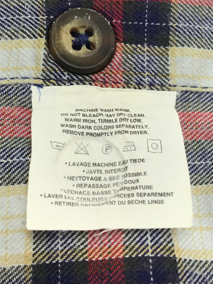 【中古品】【メンズ】 PATAGONIA パタゴニア 90'S L/S STEERSMAN SHIRT 53833 F8 90年代 ステアーズマンシャツ チェックシャツ 長袖シャツ 144-261020-na-14-tagh サイズ：XL カラー：マルチカラー 万代Net店