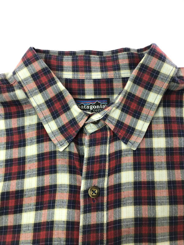 【中古品】【メンズ】 PATAGONIA パタゴニア 90'S L/S STEERSMAN SHIRT 53833 F8 90年代 ステアーズマンシャツ チェックシャツ 長袖シャツ 144-261020-na-14-tagh サイズ：XL カラー：マルチカラー 万代Net店