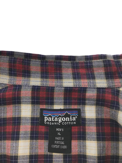 【中古品】【メンズ】 PATAGONIA パタゴニア 90'S L/S STEERSMAN SHIRT 53833 F8 90年代 ステアーズマンシャツ チェックシャツ 長袖シャツ 144-261020-na-14-tagh サイズ：XL カラー：マルチカラー 万代Net店