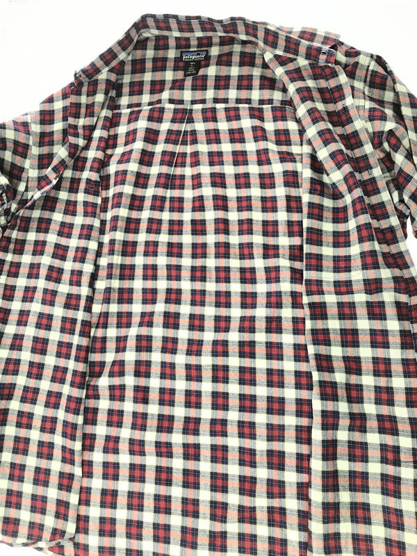 【中古品】【メンズ】 PATAGONIA パタゴニア 90'S L/S STEERSMAN SHIRT 53833 F8 90年代 ステアーズマンシャツ チェックシャツ 長袖シャツ 144-261020-na-14-tagh サイズ：XL カラー：マルチカラー 万代Net店