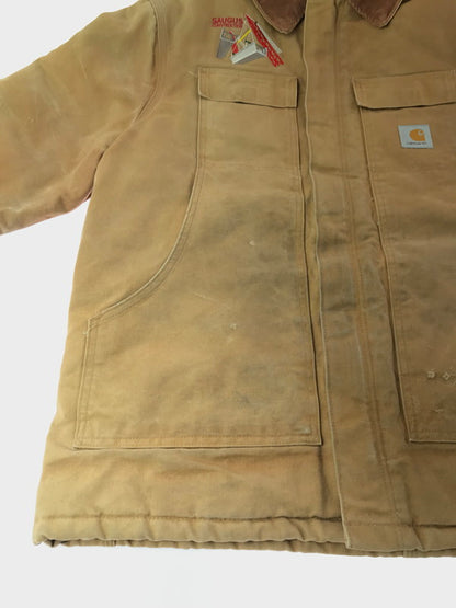 【現状渡し品】【メンズ】 CARHARTT カーハート SAUGUS TRADITIONAL COAT ソーガス トラディショナル コート アウター 146-261027-ty-17-tagh サイズ：不明 カラー：ベージュ 万代Net店