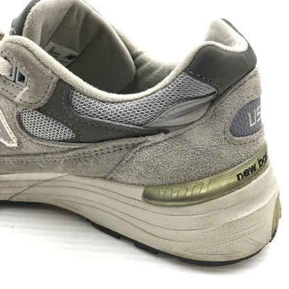 【ジャンク品】【メンズ】 NEW BALANCE ニューバランス M992GR スニーカー 靴 166-261018-na-09-tagh サイズ：24cm US 06 カラー：GRAY 万代Net店