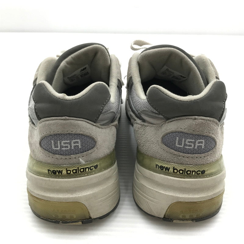 【ジャンク品】【メンズ】 NEW BALANCE ニューバランス M992GR スニーカー 靴 166-261018-na-09-tagh サイズ：24cm US 06 カラー：GRAY 万代Net店