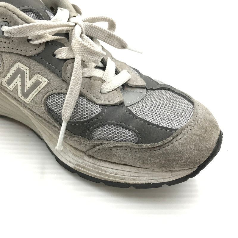 【ジャンク品】【メンズ】 NEW BALANCE ニューバランス M992GR スニーカー 靴 166-261018-na-09-tagh サイズ：24cm US 06 カラー：GRAY 万代Net店
