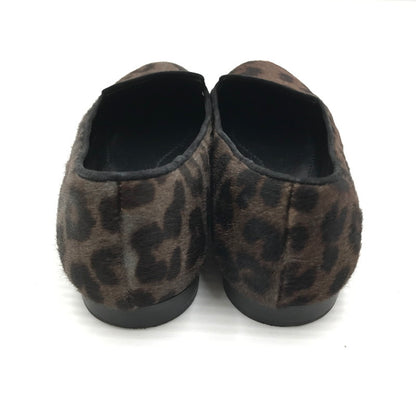 【中古品】【レディース】 CHRISTIAN DIOR クリスチャンディオール LEOPARD FLAT SHOES レオパード フラットシューズ 靴 167-261018-na-20-tagh サイズ：37 カラー：レオパード 万代Net店