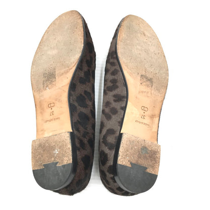 【中古品】【レディース】 CHRISTIAN DIOR クリスチャンディオール LEOPARD FLAT SHOES レオパード フラットシューズ 靴 167-261018-na-20-tagh サイズ：37 カラー：レオパード 万代Net店
