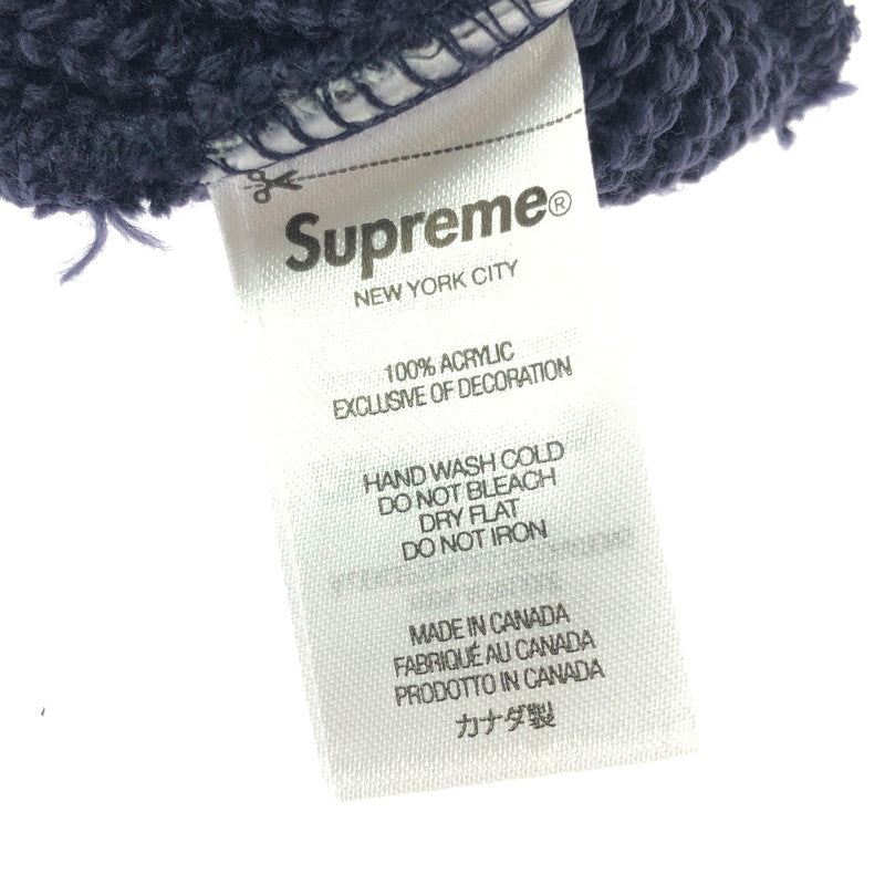 【中古美品】【メンズ】 SUPREME シュプリーム FW26 KNIT CAP BN10-NVY-OS 26年秋冬 ニットキャップ 帽子 ニット帽 149-201023-ty-40-tagh サイズ：ONE SIZE カラー：ネイビー 万代Net店
