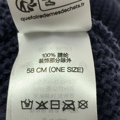 【中古美品】【メンズ】 SUPREME シュプリーム FW26 KNIT CAP BN10-NVY-OS 26年秋冬 ニットキャップ 帽子 ニット帽 149-201023-ty-40-tagh サイズ：ONE SIZE カラー：ネイビー 万代Net店