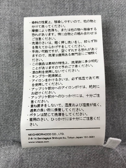 【中古品】【メンズ】 WTAPS ダブルタップス LS COTTON TWILL LEAGUE 231TQDT-SHM07 ベースボールシャツ 長袖シャツ 142-261019-na-17-tagh サイズ：3 カラー：グレー 万代Net店