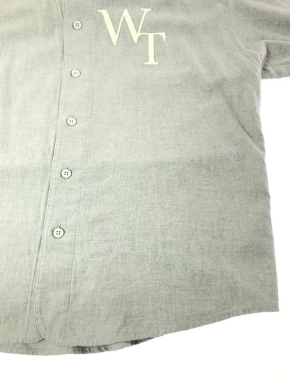 【中古品】【メンズ】 WTAPS ダブルタップス LS COTTON TWILL LEAGUE 231TQDT-SHM07 ベースボールシャツ 長袖シャツ 142-261019-na-17-tagh サイズ：3 カラー：グレー 万代Net店