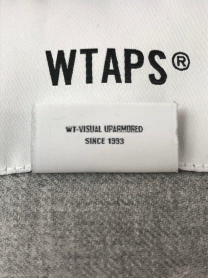 【中古品】【メンズ】 WTAPS ダブルタップス LS COTTON TWILL LEAGUE 231TQDT-SHM07 ベースボールシャツ 長袖シャツ 142-261019-na-17-tagh サイズ：3 カラー：グレー 万代Net店