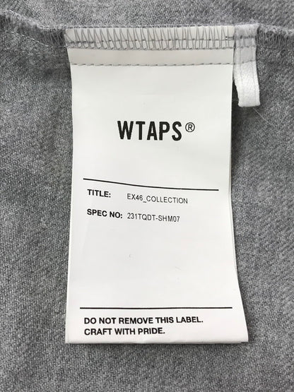 【中古品】【メンズ】 WTAPS ダブルタップス LS COTTON TWILL LEAGUE 231TQDT-SHM07 ベースボールシャツ 長袖シャツ 142-261019-na-17-tagh サイズ：3 カラー：グレー 万代Net店