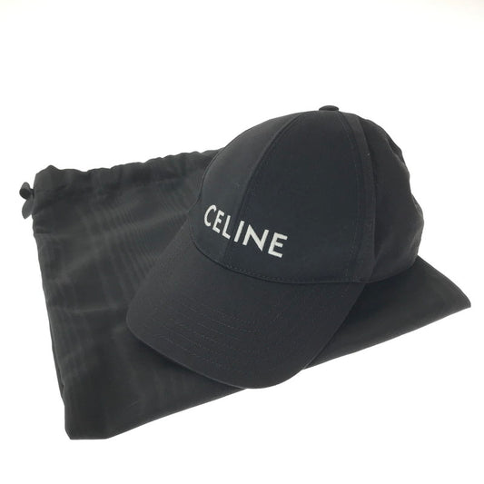 【中古品】【メンズ】 CELINE セリーヌ BASE BALL CAP 2AUA1242N.38NO ベース ボール キャップ 帽子 183-261023-ty-11-tagh サイズ：S カラー：ブラック 万代Net店