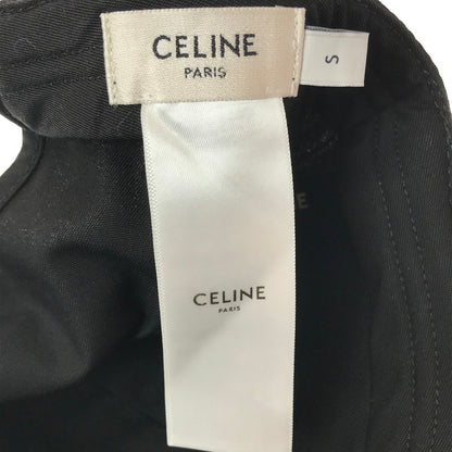【中古品】【メンズ】 CELINE セリーヌ BASE BALL CAP 2AUA1242N.38NO ベース ボール キャップ 帽子 183-261023-ty-11-tagh サイズ：S カラー：ブラック 万代Net店