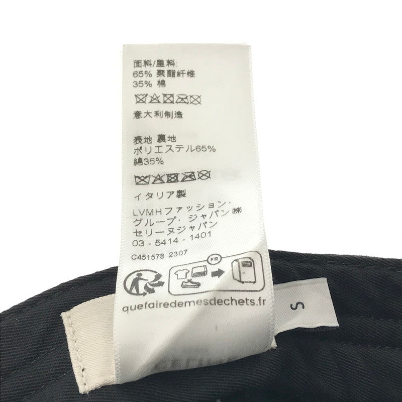 【中古品】【メンズ】 CELINE セリーヌ BASE BALL CAP 2AUA1242N.38NO ベース ボール キャップ 帽子 183-261023-ty-11-tagh サイズ：S カラー：ブラック 万代Net店