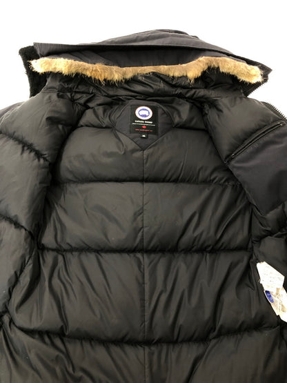 【現状渡し品】【メンズ】 CANADA GOOSE カナダグース JASPER PARKA 3438JM ジャスパー パーカ ダウン ジャケット アウター 141-261019-ty-10-tagh サイズ：M カラー：ブラック 万代Net店