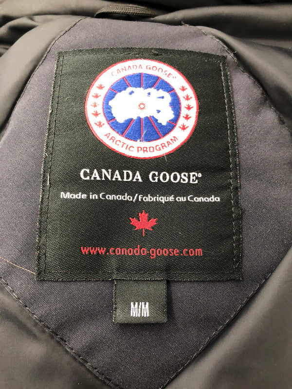 【現状渡し品】【メンズ】 CANADA GOOSE カナダグース JASPER PARKA 3438JM ジャスパー パーカ ダウン ジャケット アウター 141-261019-ty-10-tagh サイズ：M カラー：ブラック 万代Net店