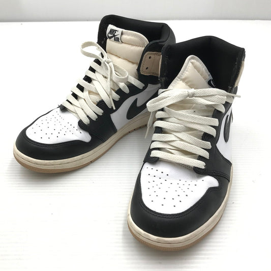 【中古品】【メンズ】 NIKE ナイキ WMNS AIR JORDAN 1 RETRO HI OG FD2596-021 ウィメンズ エアジョーダン 1 レトロ ハイ スニーカー 靴 160-261018-na-06-tagh サイズ：28cm US 11 カラー：BLACK/LEGEND MD BROWN-WHITE 万代Net店