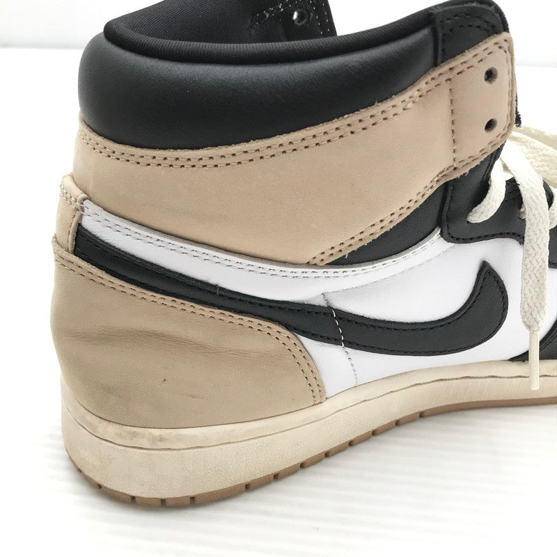 【中古品】【メンズ】 NIKE ナイキ WMNS AIR JORDAN 1 RETRO HI OG FD2596-021 ウィメンズ エアジョーダン 1 レトロ ハイ スニーカー 靴 160-261018-na-06-tagh サイズ：28cm US 11 カラー：BLACK/LEGEND MD BROWN-WHITE 万代Net店