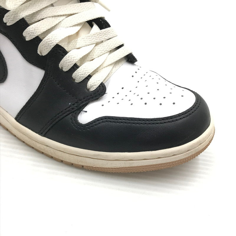 【中古品】【メンズ】 NIKE ナイキ WMNS AIR JORDAN 1 RETRO HI OG FD2596-021 ウィメンズ エアジョーダン 1 レトロ ハイ スニーカー 靴 160-261018-na-06-tagh サイズ：28cm US 11 カラー：BLACK/LEGEND MD BROWN-WHITE 万代Net店