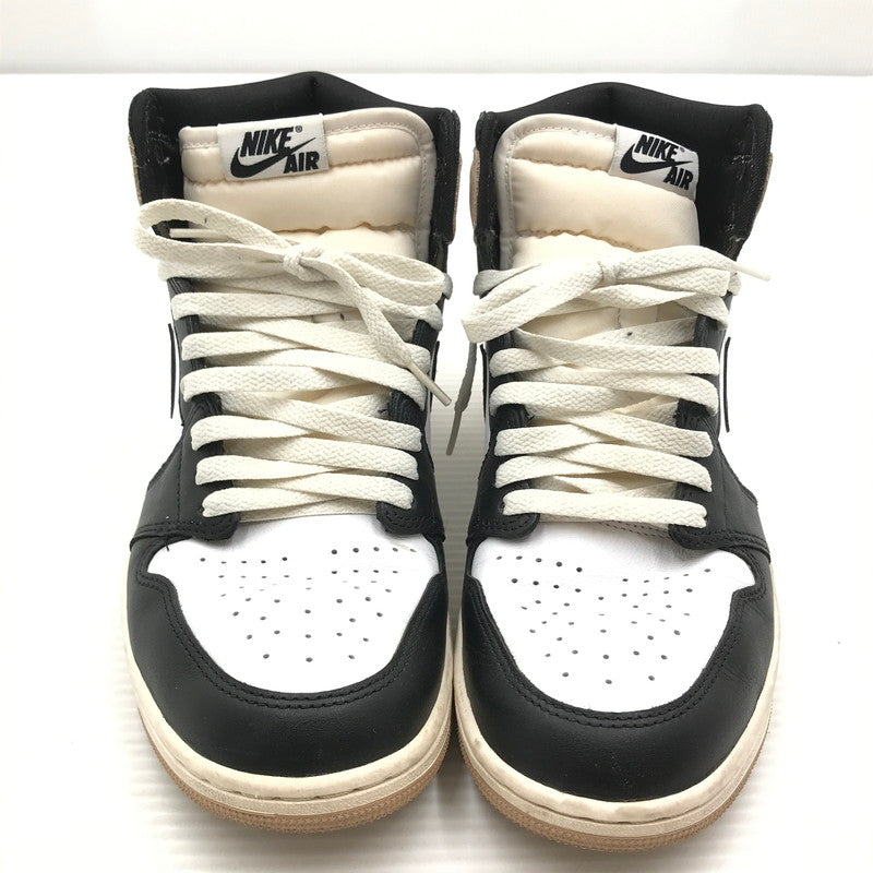 【中古品】【メンズ】 NIKE ナイキ WMNS AIR JORDAN 1 RETRO HI OG FD2596-021 ウィメンズ エアジョーダン 1 レトロ ハイ スニーカー 靴 160-261018-na-06-tagh サイズ：28cm US 11 カラー：BLACK/LEGEND MD BROWN-WHITE 万代Net店
