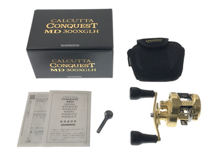 【中古美品】 SHIMANO シマノ 23 CALCUTTA CONQUEST MD 300XGLH 23 カルカッタ コンクエスト 右ハンドル ベイトリール 釣り 釣り具等 134-261019-na-26-tagh 万代Net店