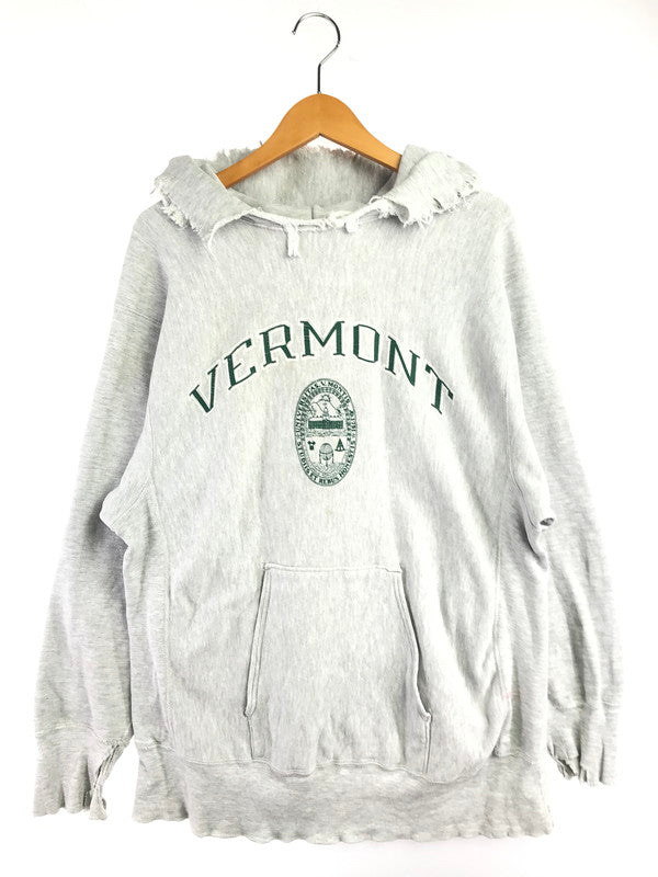 【現状渡し品】【メンズ】 CHAMPION チャンピオン 90'S REVERSE WEAVE VERMONT HOODIE 90年代 リバース ウィーブ バーモント フーディー 長袖 パーカー 146-261026-ty-06-tagh サイズ：XL カラー：グレー 万代Net店