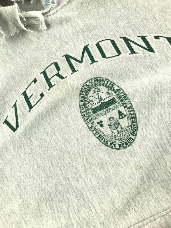【現状渡し品】【メンズ】 CHAMPION チャンピオン 90'S REVERSE WEAVE VERMONT HOODIE 90年代 リバース ウィーブ バーモント フーディー 長袖 パーカー 146-261026-ty-06-tagh サイズ：XL カラー：グレー 万代Net店