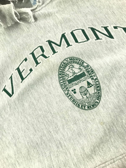 【現状渡し品】【メンズ】 CHAMPION チャンピオン 90'S REVERSE WEAVE VERMONT HOODIE 90年代 リバース ウィーブ バーモント フーディー 長袖 パーカー 146-261026-ty-06-tagh サイズ：XL カラー：グレー 万代Net店