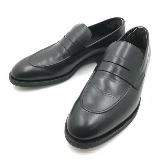 【中古品】【メンズ】 TOD'S トッズ LEATHER LOAFER レザー ローファー 靴 164-261018-na-16-tagh サイズ：10 カラー：BLACK 万代Net店