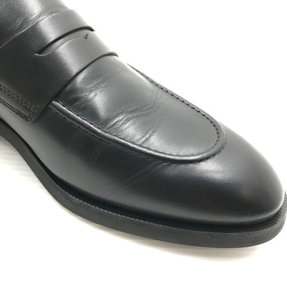 【中古品】【メンズ】 TOD'S トッズ LEATHER LOAFER レザー ローファー 靴 164-261018-na-16-tagh サイズ：10 カラー：BLACK 万代Net店