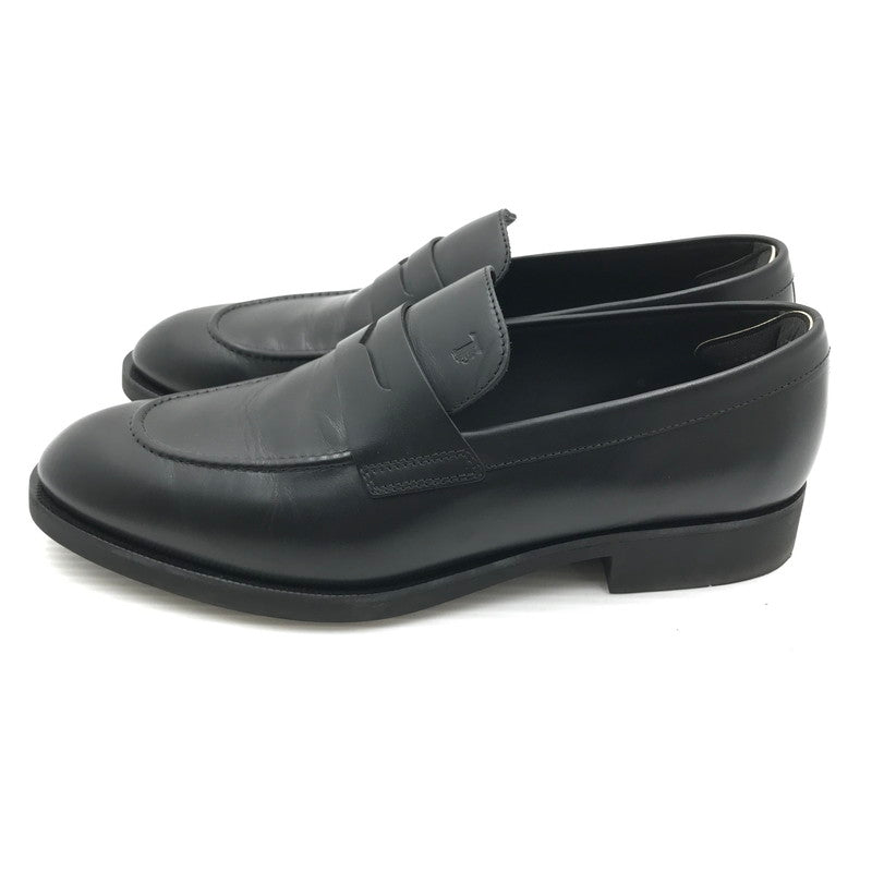 【中古品】【メンズ】 TOD'S トッズ LEATHER LOAFER レザー ローファー 靴 164-261018-na-16-tagh サイズ：10 カラー：BLACK 万代Net店