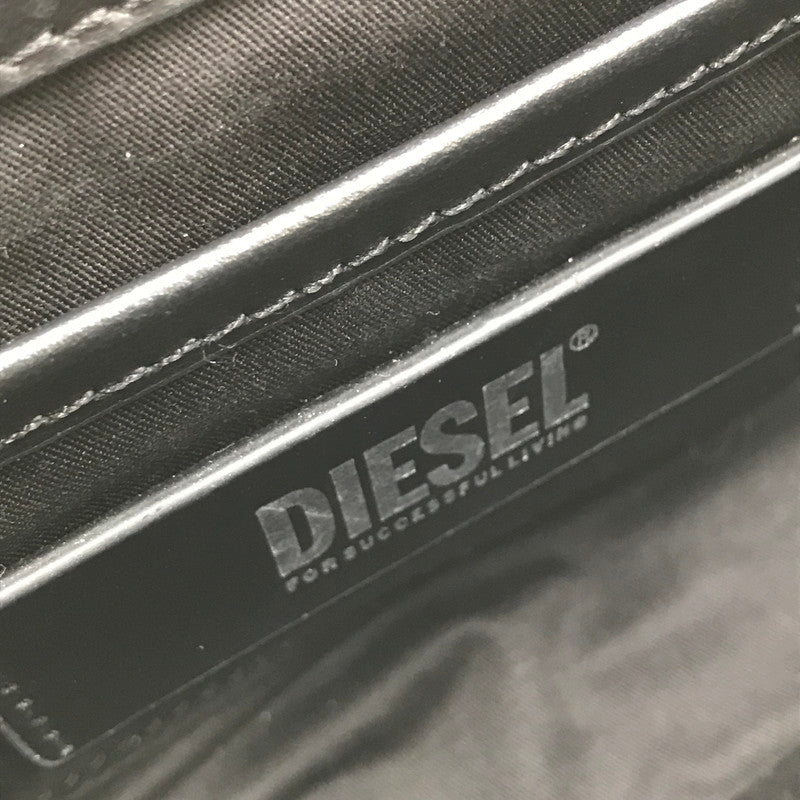 【中古品】【レディース】 DIESEL ディーゼル 1DR SHOULDER BAG X08396 ショルダーバッグ ハンドバッグ カバン 188-261019-na-09-tagh カラー：ブラック 万代Net店