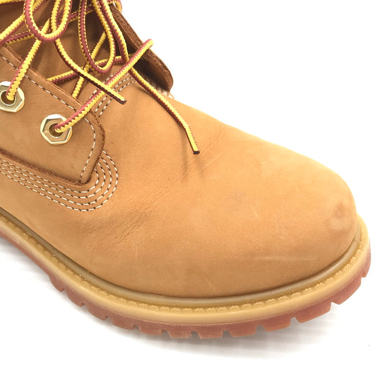 【中古品】【レディース】 TIMBERLAND ティンバーランド 6INCH PREMIUM BOOT 10361 6インチ プレミアム ブーツ 靴 167-261018-na-19-tagh サイズ：7 1/2 W カラー：CAMEL 万代Net店