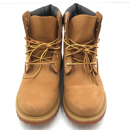 【中古品】【レディース】 TIMBERLAND ティンバーランド 6INCH PREMIUM BOOT 10361 6インチ プレミアム ブーツ 靴 167-261018-na-19-tagh サイズ：7 1/2 W カラー：CAMEL 万代Net店