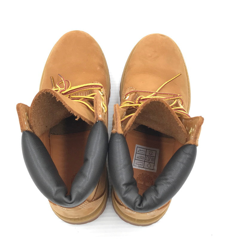 【中古品】【レディース】 TIMBERLAND ティンバーランド 6INCH PREMIUM BOOT 10361 6インチ プレミアム ブーツ 靴 167-261018-na-19-tagh サイズ：7 1/2 W カラー：CAMEL 万代Net店