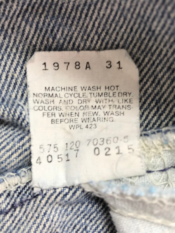 【現状渡し品】【メンズ】 LEVI'S リーバイス 90'S DENIM PANTS 40517-0215 デニムパンツ オレンジタブ ボトムス 157-261020-na-30-tagh サイズ：W38 L31 カラー：インディゴ 万代Net店