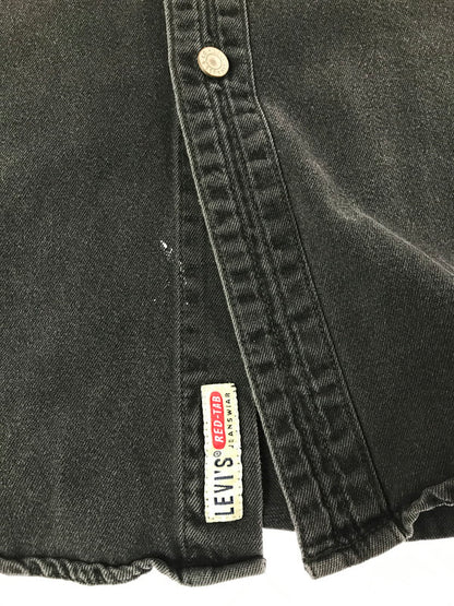 【中古品】【メンズ】 LEVI'S リーバイス 90'S L/S BLACK DENIM SHIRT 60560-1361 90年代 ブラック デニムシャツ 長袖シャツ 146-261020-na-18-tagh サイズ：XL カラー：ブラック 万代Net店