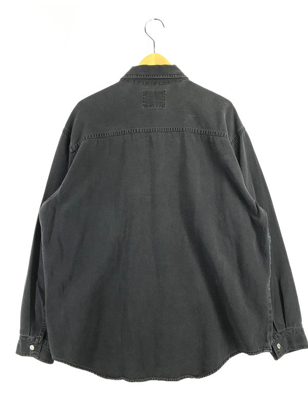 【中古品】【メンズ】 LEVI'S リーバイス 90'S L/S BLACK DENIM SHIRT 60560-1361 90年代 ブラック デニムシャツ 長袖シャツ 146-261020-na-18-tagh サイズ：XL カラー：ブラック 万代Net店