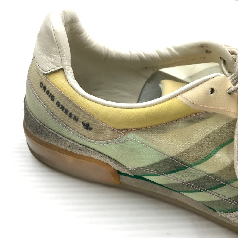 【現状渡し品】【メンズ】 ADIDAS アディダス×CRAIG GREEN クレイグ グリーン SQUASH POLTA AKH GX7033 スカッシュ ポルタスニーカー 靴 161-261018-na-11-tagh サイズ：27cm US 9 カラー：CREAM WHITE / SESAME / Bold Green 万代Net店