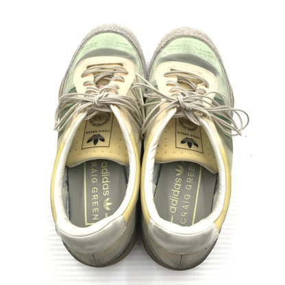 【現状渡し品】【メンズ】 ADIDAS アディダス×CRAIG GREEN クレイグ グリーン SQUASH POLTA AKH GX7033 スカッシュ ポルタスニーカー 靴 161-261018-na-11-tagh サイズ：27cm US 9 カラー：CREAM WHITE / SESAME / Bold Green 万代Net店