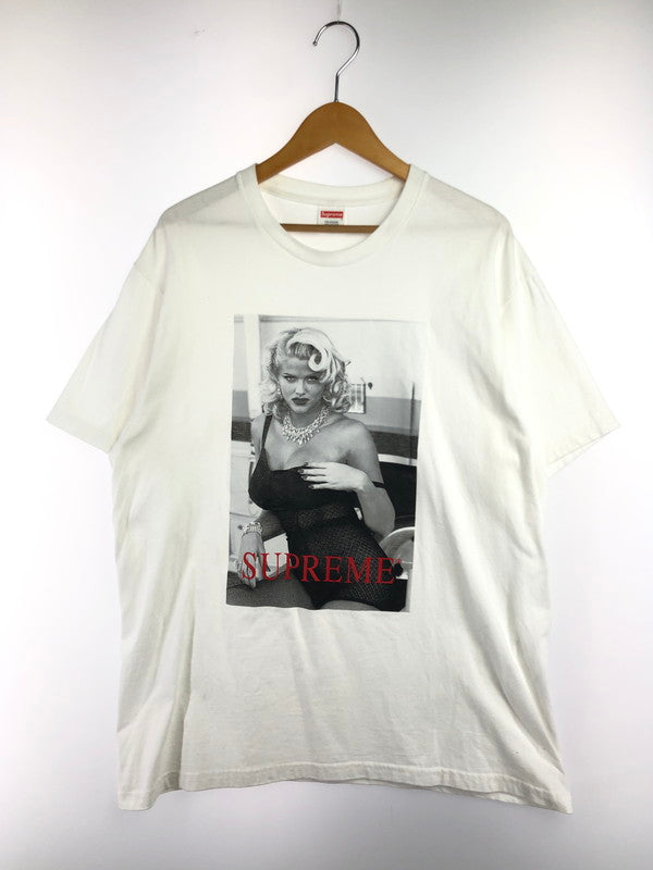 【中古品】【メンズ】 SUPREME シュプリーム 21SS ANNA NICOLE SMITH S/S TEE 21年春夏 アンナ ニコル スミス 半袖 Tシャツ トップス 149-201023-ty-20-tagh サイズ：L カラー：ホワイト 万代Net店